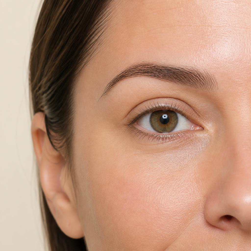 Frown lines — after treatment at Impact Medical Cosmetics