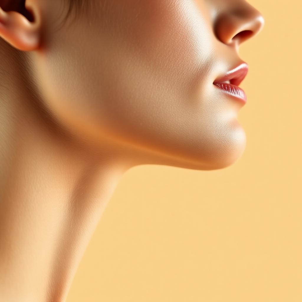 Jawline slimming — after treatment at Impact Medical Cosmetics